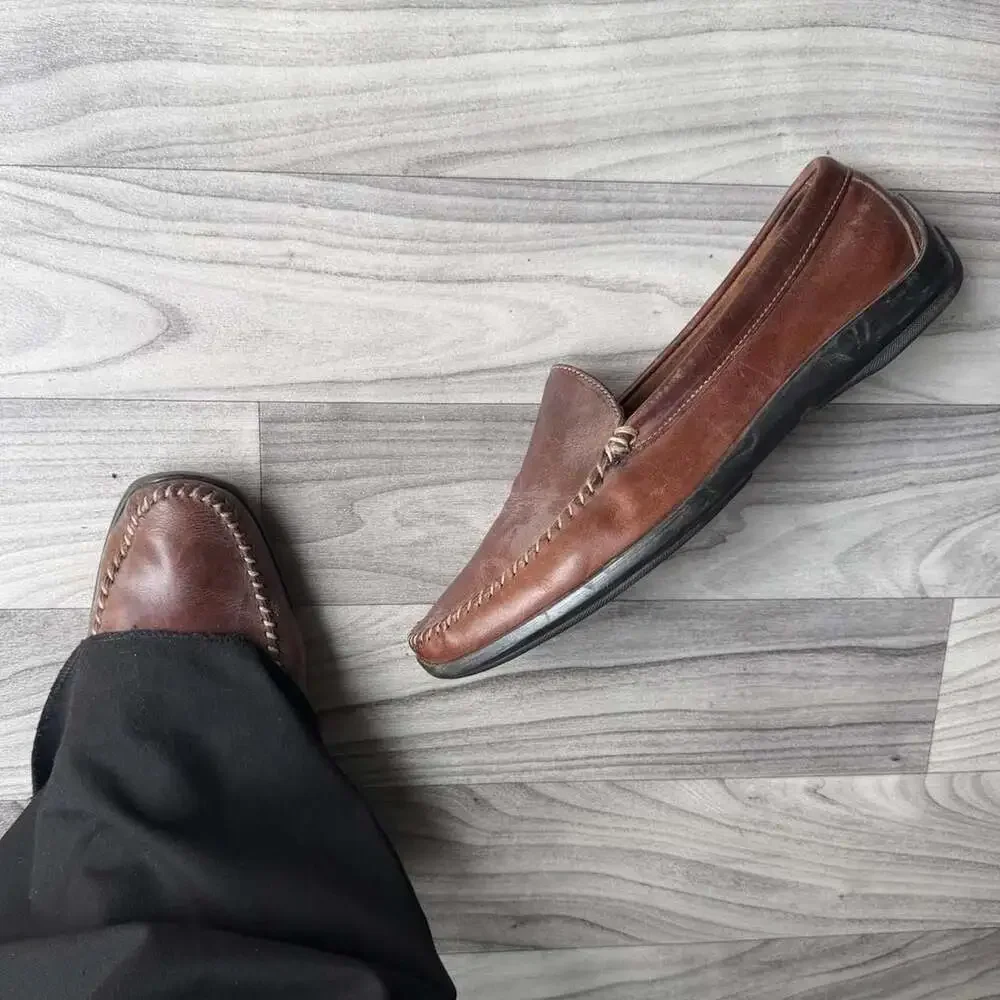 Allen Edmonds El Paso Brown Leather Loafers